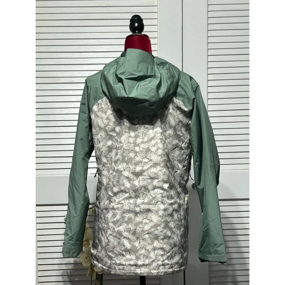 Patagonia Womens Hemlock Green Insulated Powder Town Jacket Snowboard Sz M 3049 - Picture 5 of 14